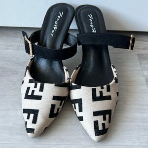 FF ankle strap heels